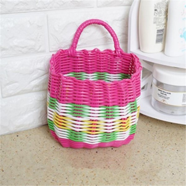 Creative Plastic Drainage Basket, Kitchen Utensils, Storage, Small Hanging Basket, Sink, Faucet, Storage Basket, Living Room, Living Room